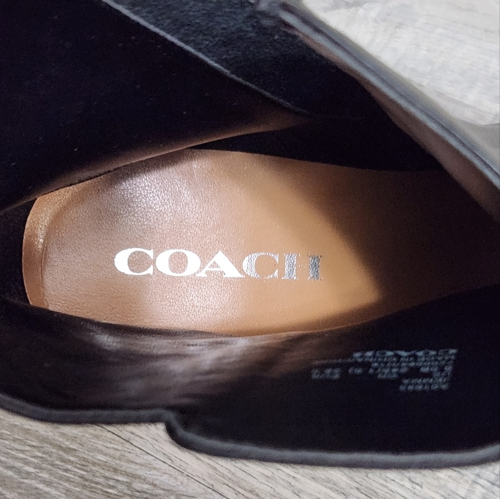 Coach Jemma Black Ankle Boots WORN ONCE - Picture 9 of 12